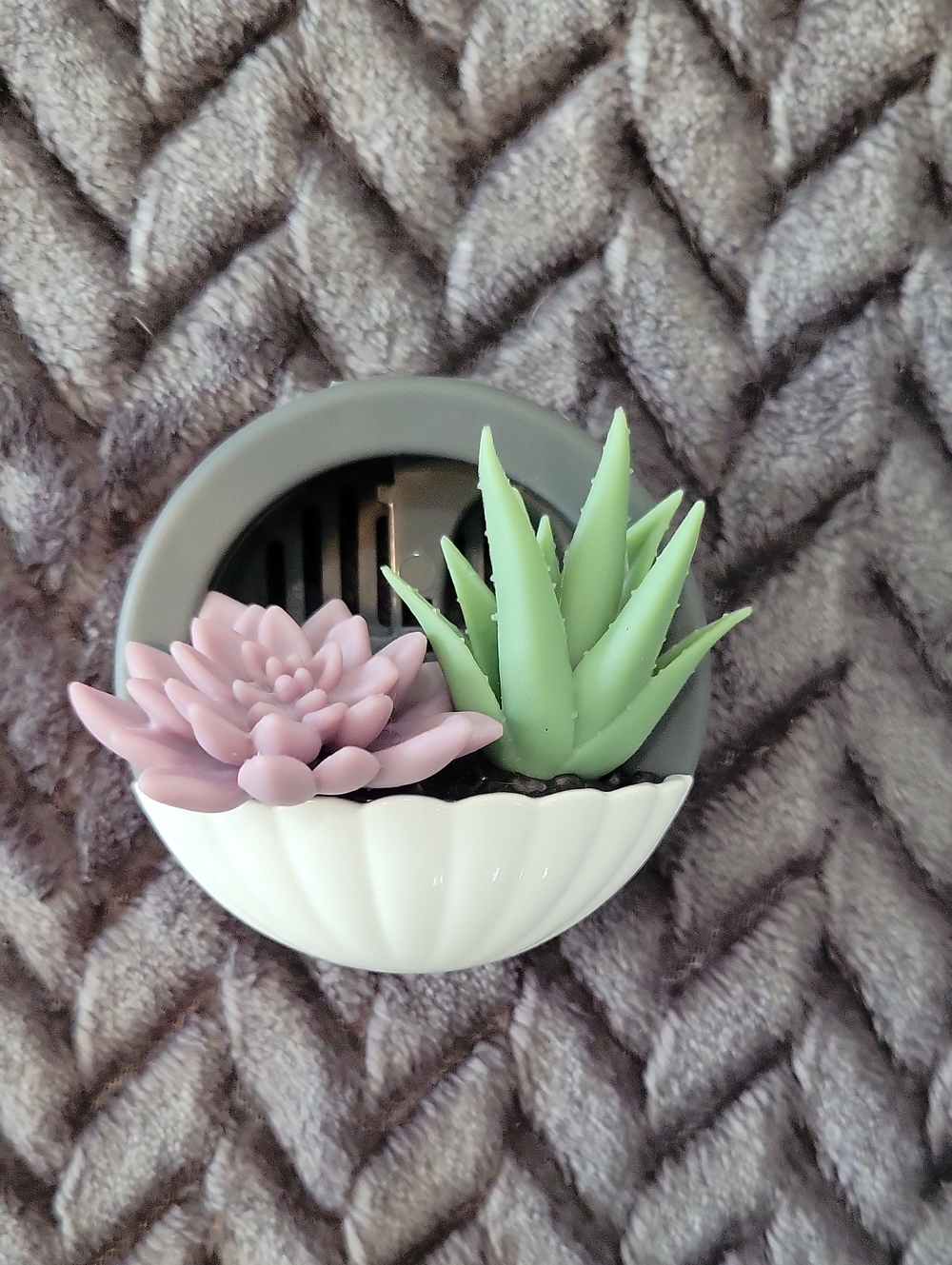 Bath & Body Works Pink and Green Faux Succulent Car Wallflower